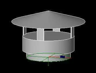 Parametric Duct Weather Rain Cap Hood