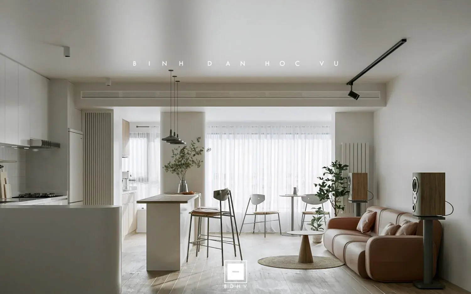 Living Room- Kitchen Interior