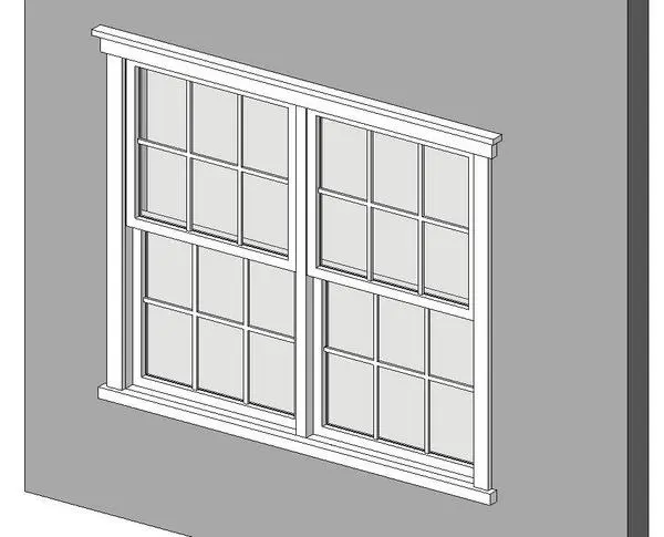 Double - Double Hung - Grid - 5 Piece Trim