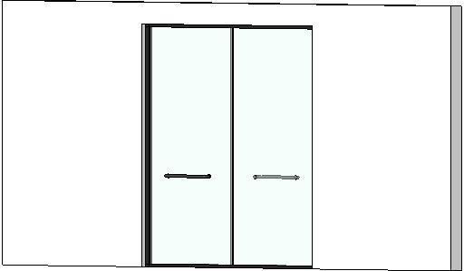 Double Glass Sliding Shower Door