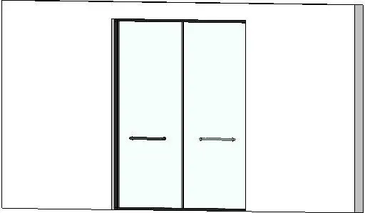 Double Glass Sliding Shower Door