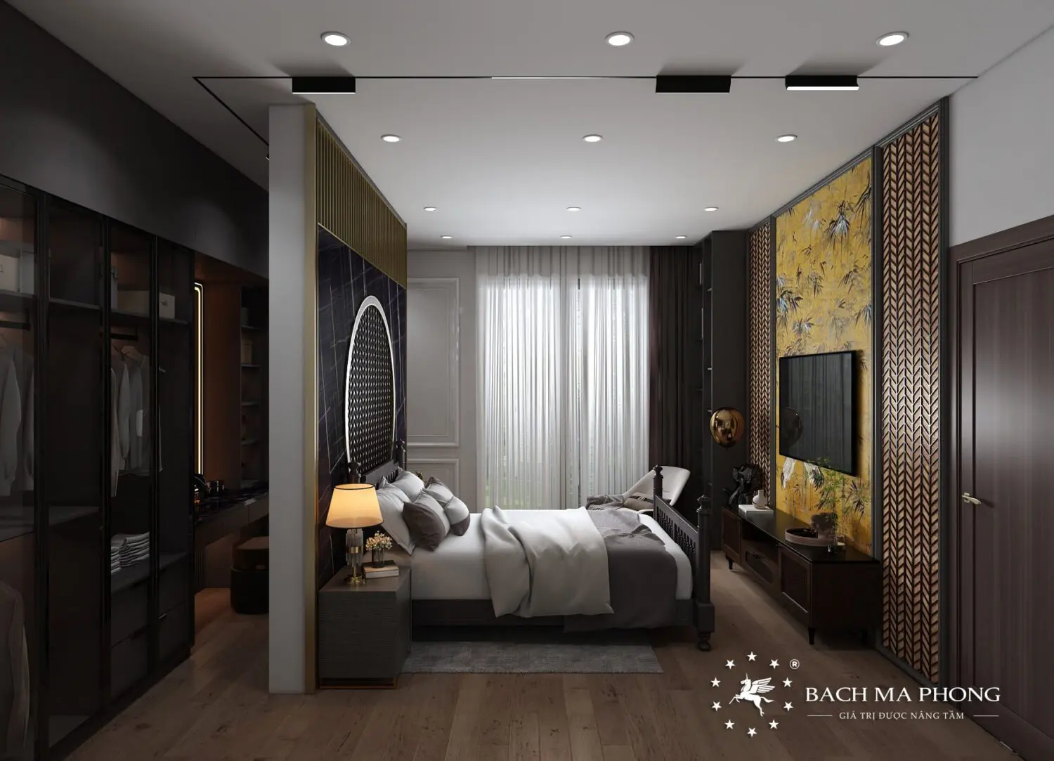 Bedroom Interior — preview 1, by Tong Mai (3dzip)