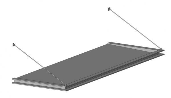 Canopy Parametric Simple with Cable Supports