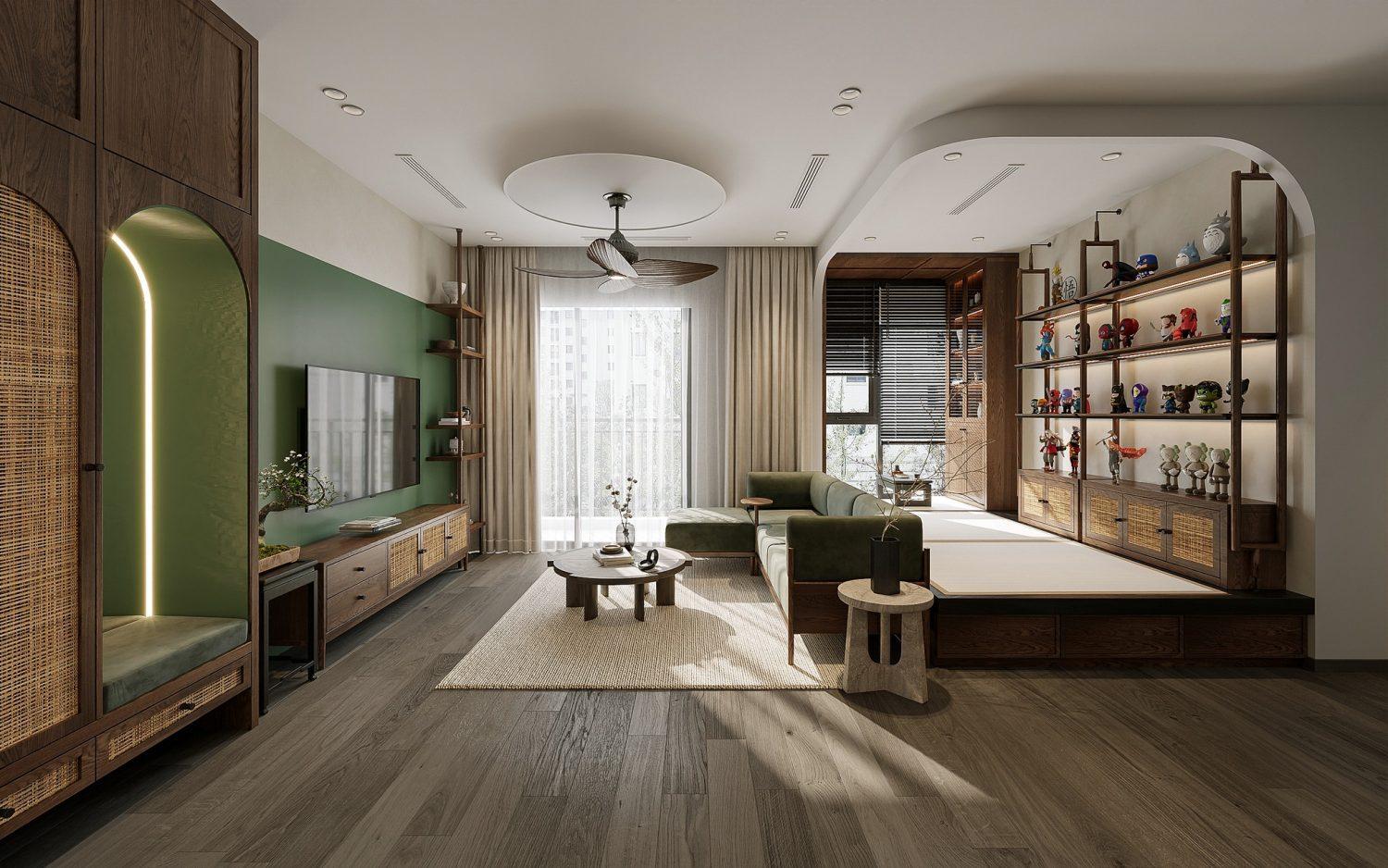 Living Room – Kitchen Interior