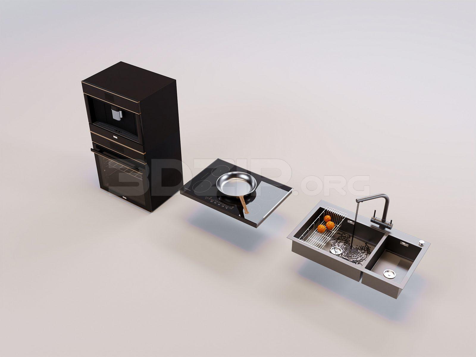 Tableware Kitchen — preview 1 (3dzip)