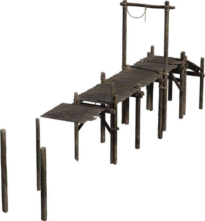 Modular Wooden Pier