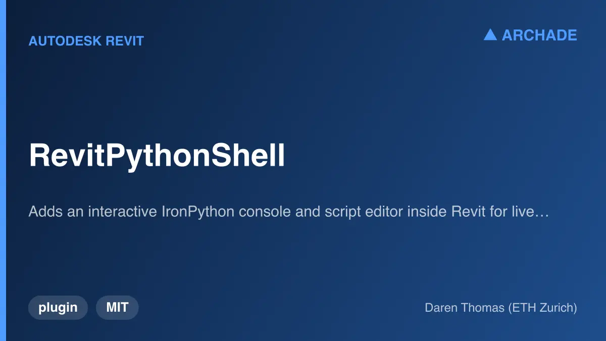 RevitPythonShell