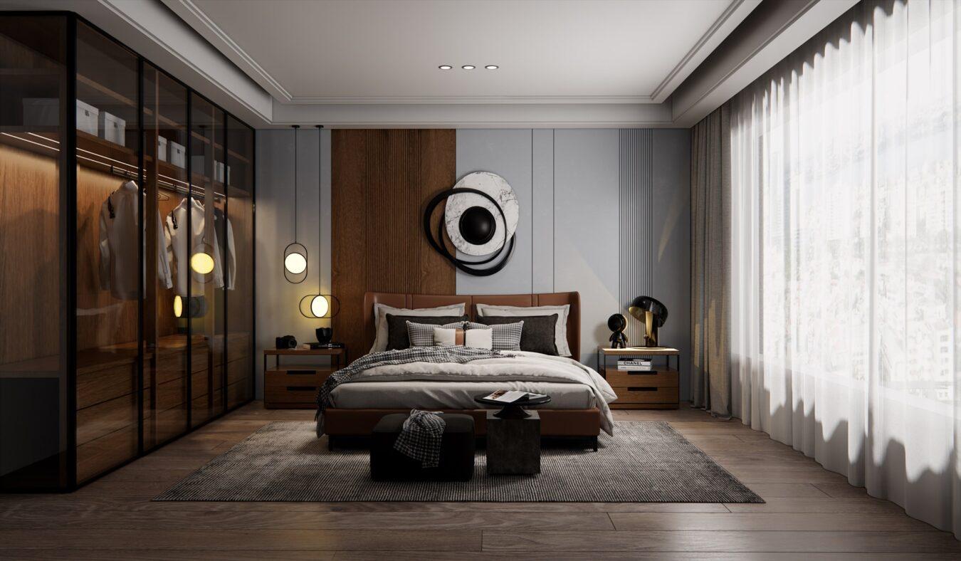 Interior Bedroom Scene