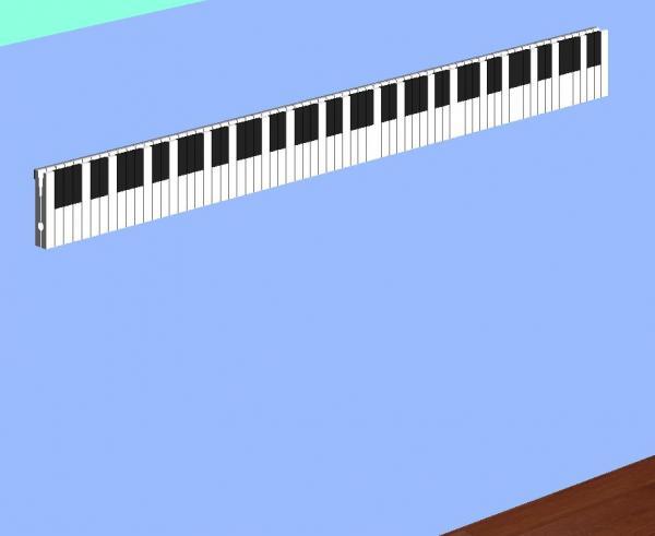 Clothespin Piano