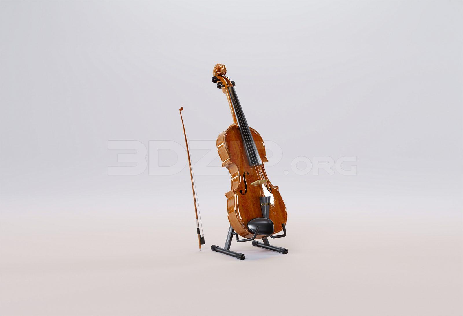 Đàn Violin — preview 1 (3dzip)