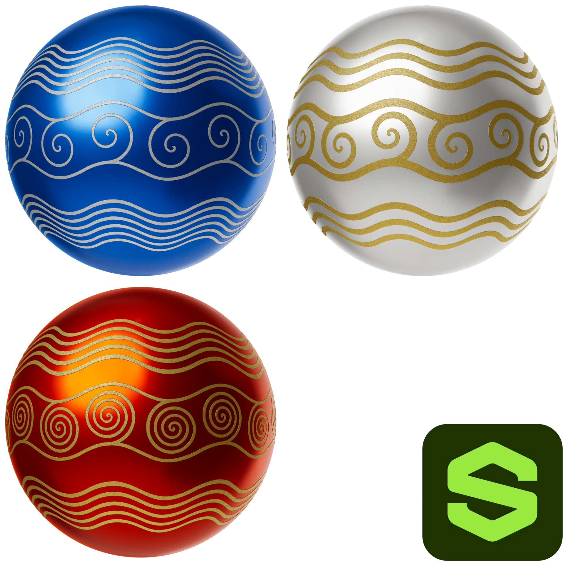 Christmas Tree Ornament Substance 005