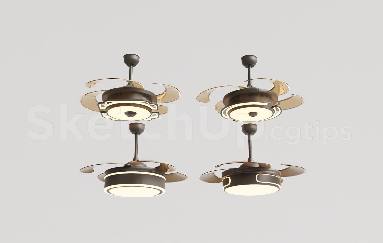 Luxury Ceiling Fan Light Fixture