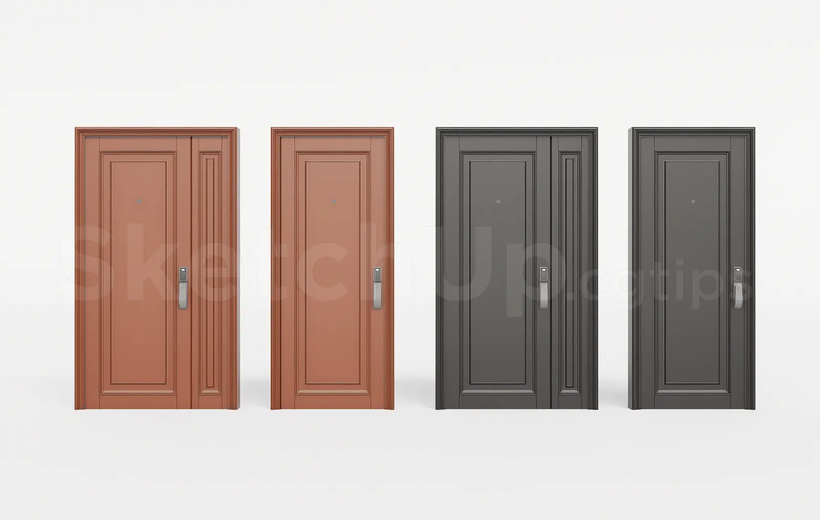 Modern Wooden Entrance Doors