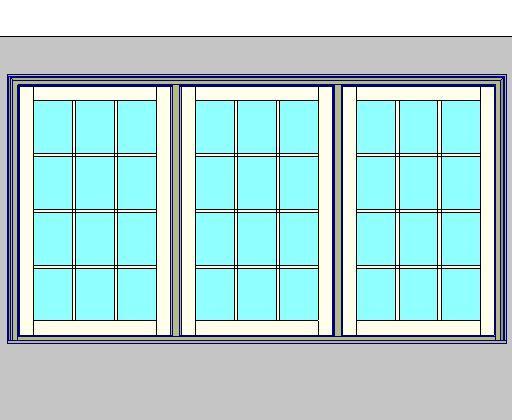 Kolbe Ultra Series Push-out Awning Picture 3-Wide Units