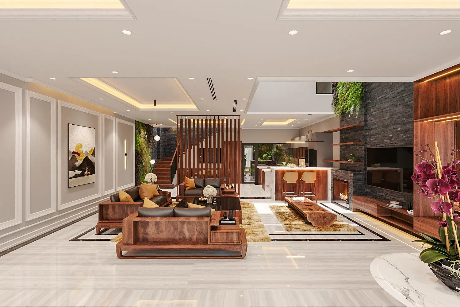 Living Room -Kitchen Interior
