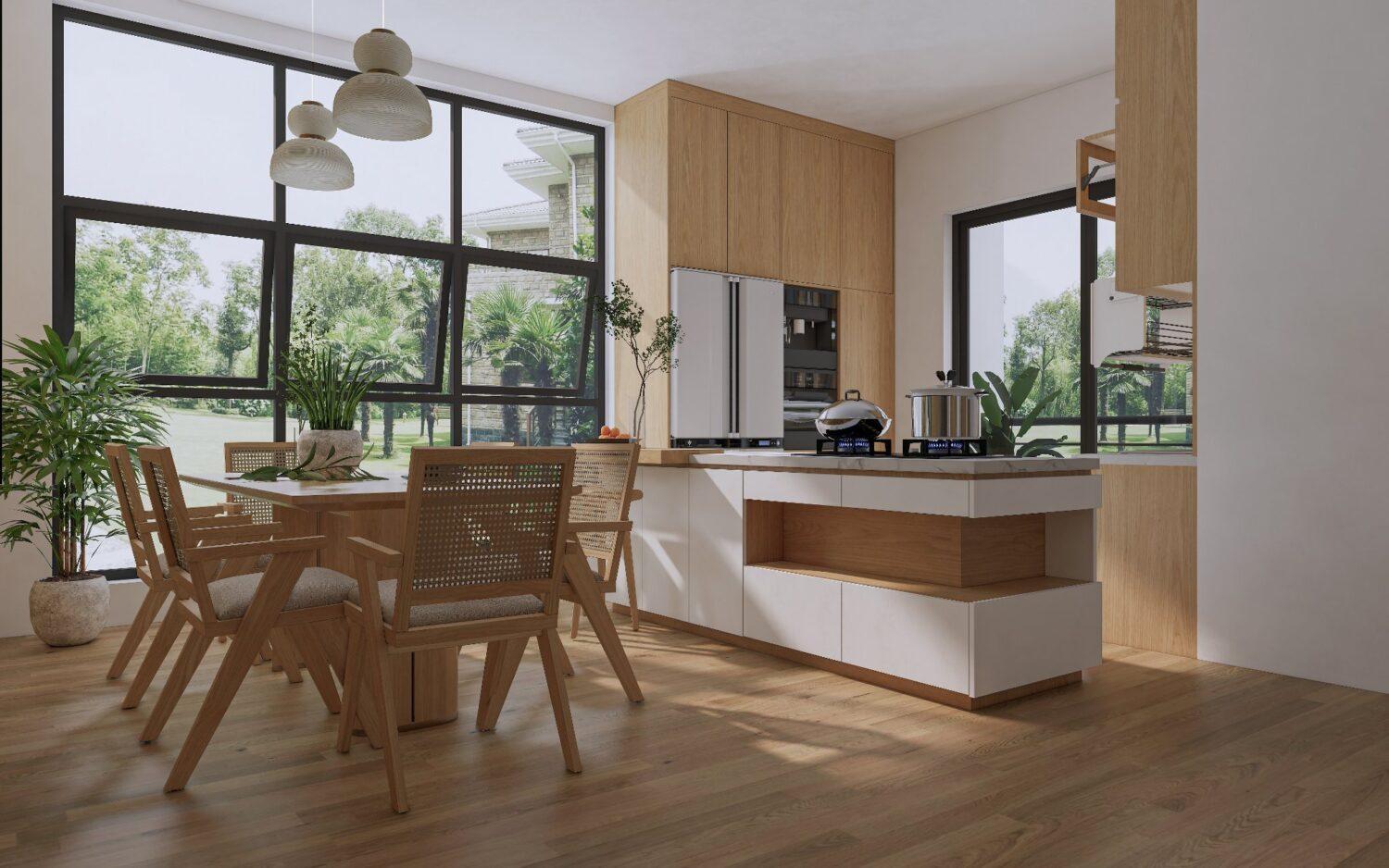 Living Room – Kitchen Interior