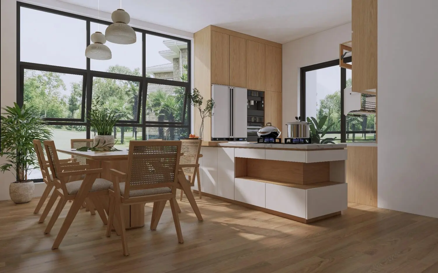 Living Room – Kitchen Interior