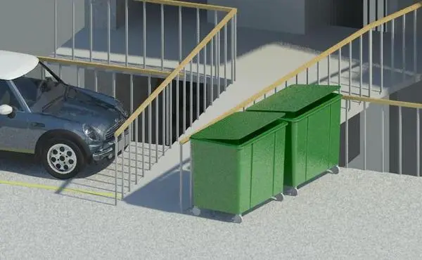 Dumpster - Garbage container