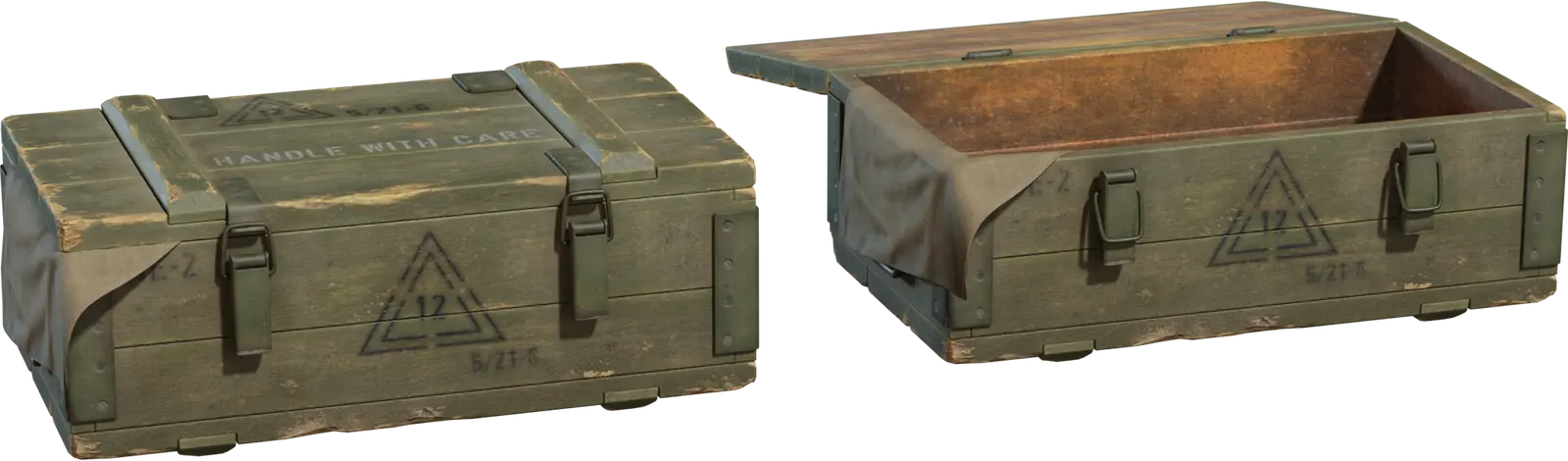 Old Military Crate — preview 1, by Jack Mava (Poly Haven, CC0)
