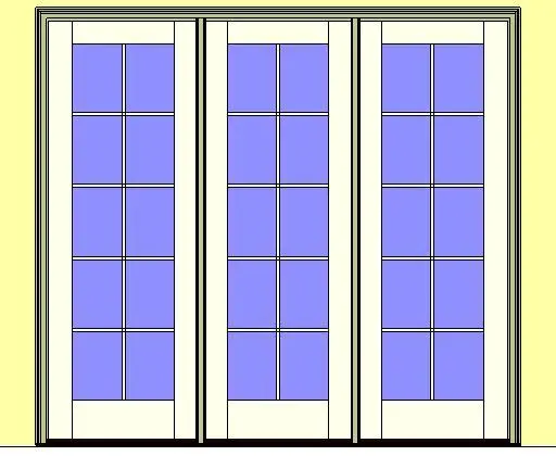 Kolbe Ultra Series Outswing Entrance Door 3-Wide Standard Sill Units
