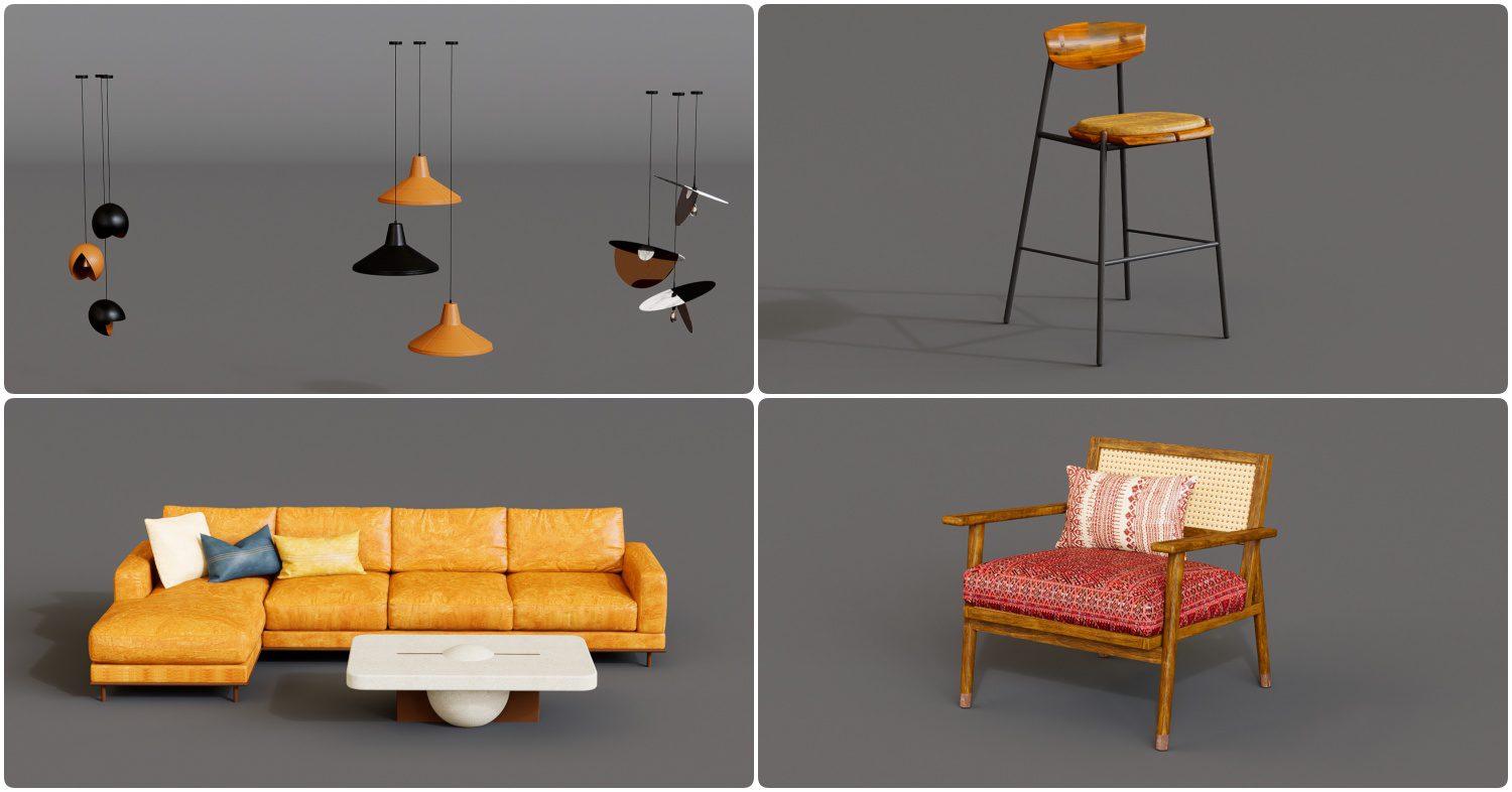 Furniture in Wabi Sabi Style