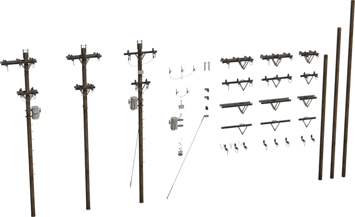 Modular Electricity Poles