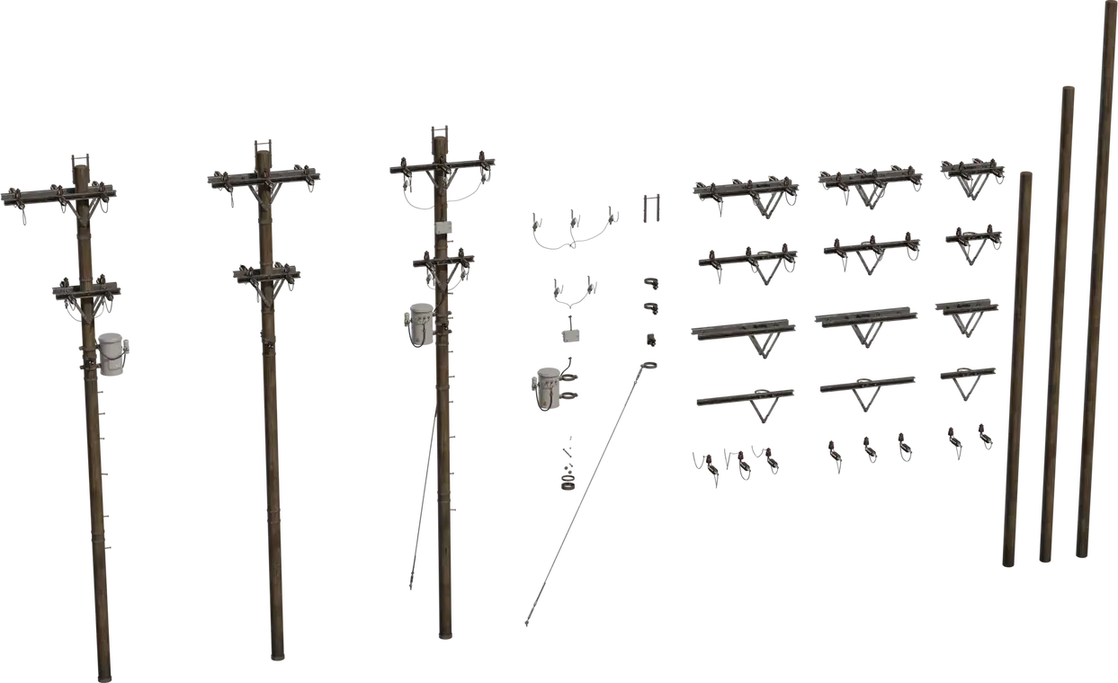 Modular Electricity Poles