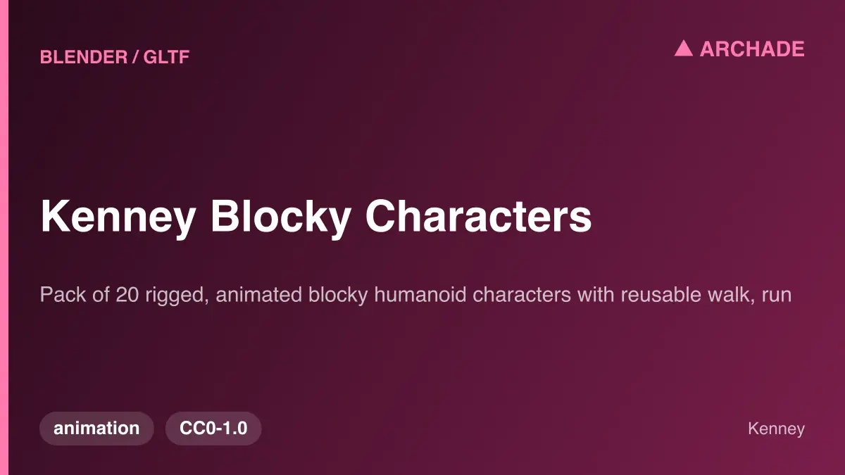 Kenney Blocky Characters