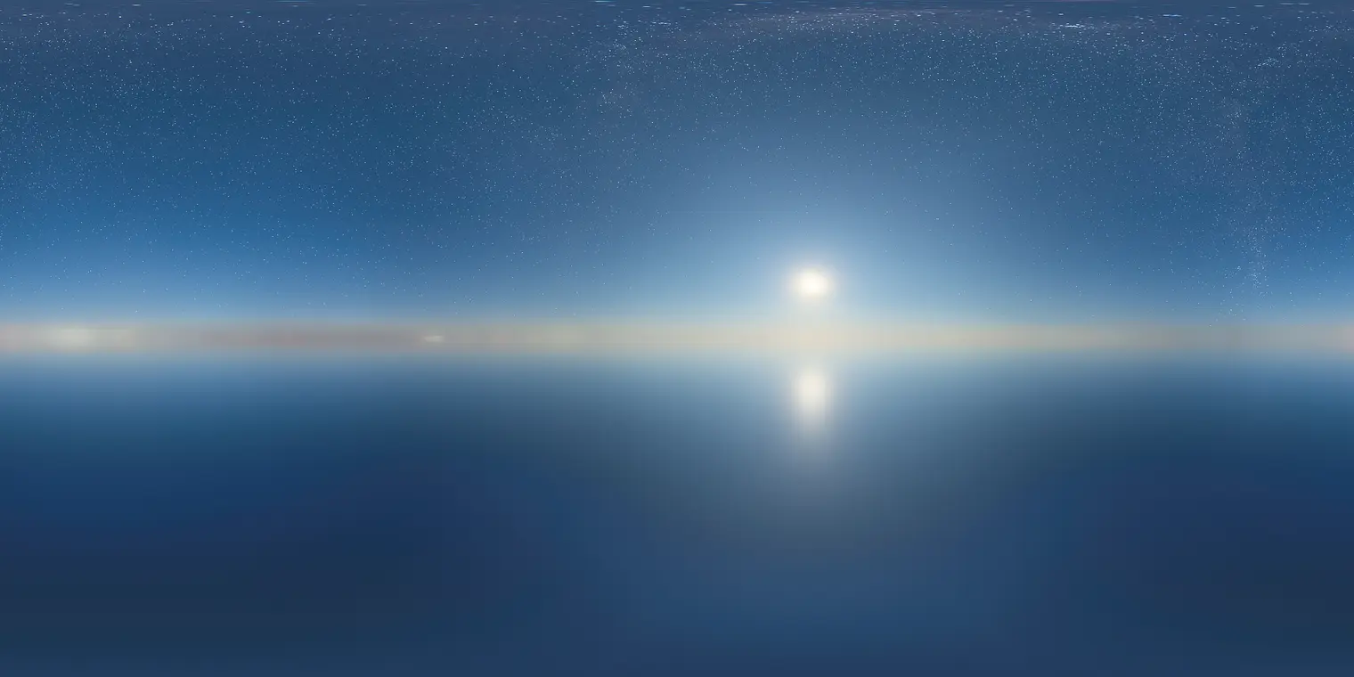 Qwantani Moonrise (Pure Sky) — preview 1, by Greg Zaal, Jarod Guest (Poly Haven, CC0)