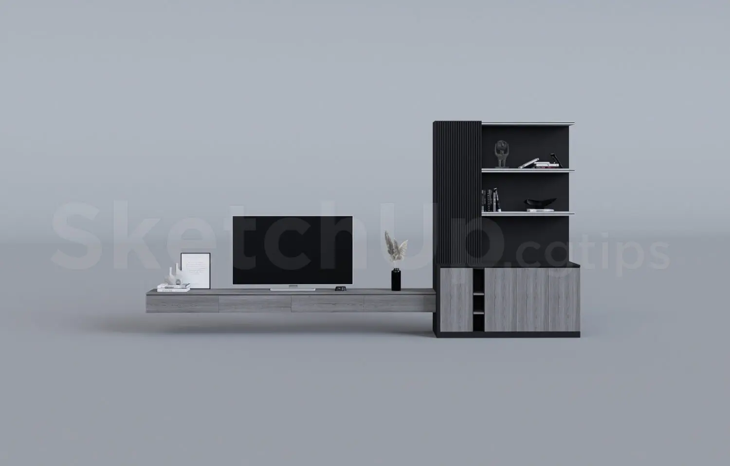 TV Cabinet — preview 1 (cgtips, CC0)