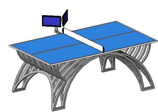 Modern Ping Pong table