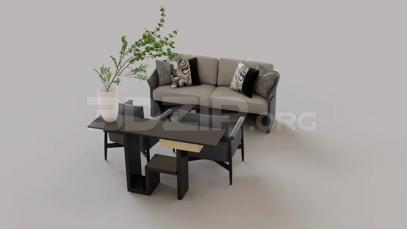 Sofa — preview 1 (3dzip, CC0)