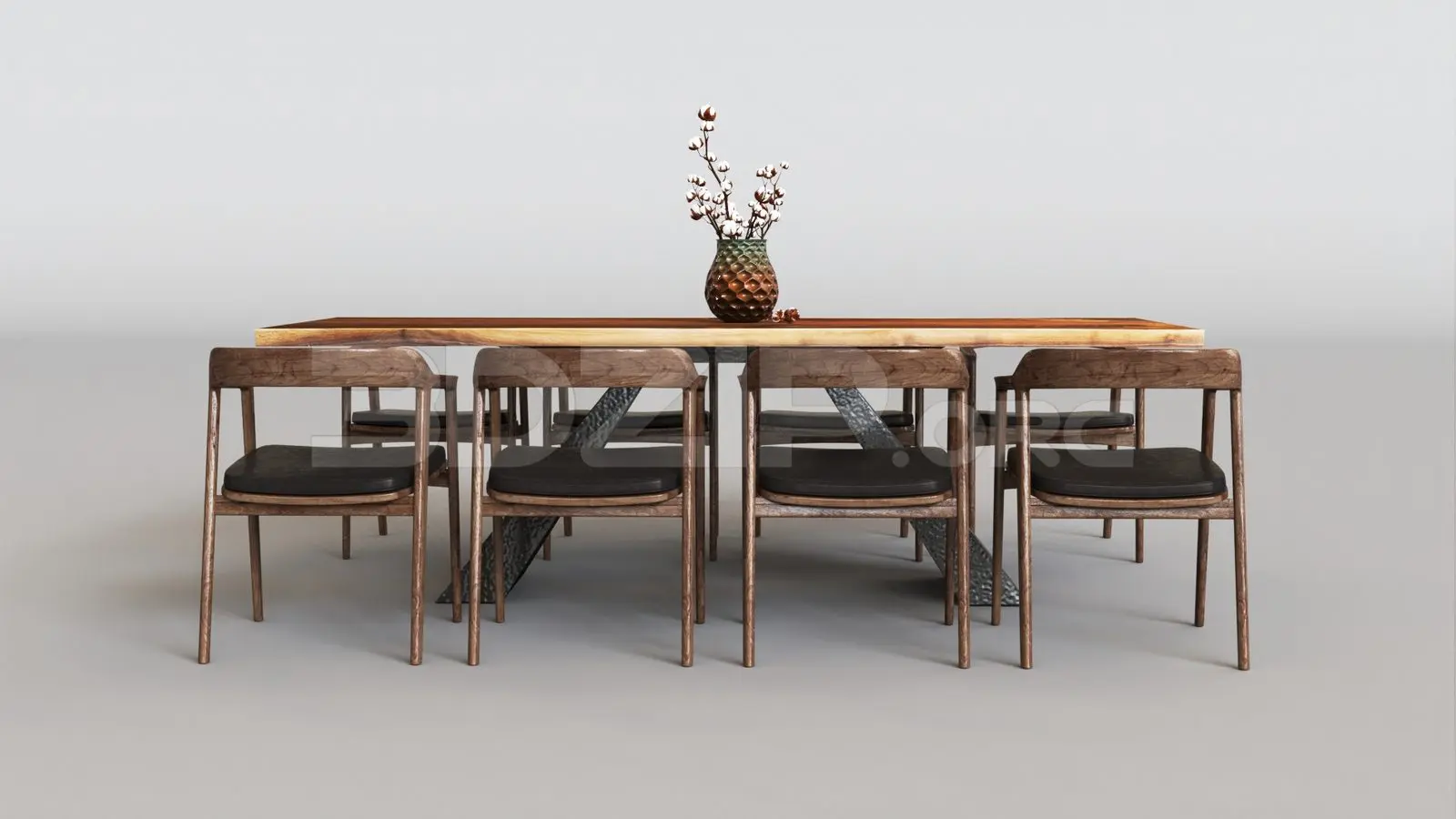 Dining Table And Chair — preview 1 (3dzip)
