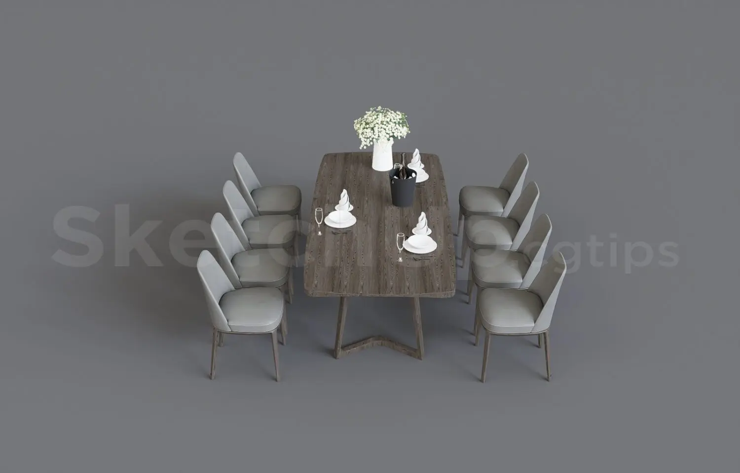 Dining Table — preview 1 (cgtips, CC0)