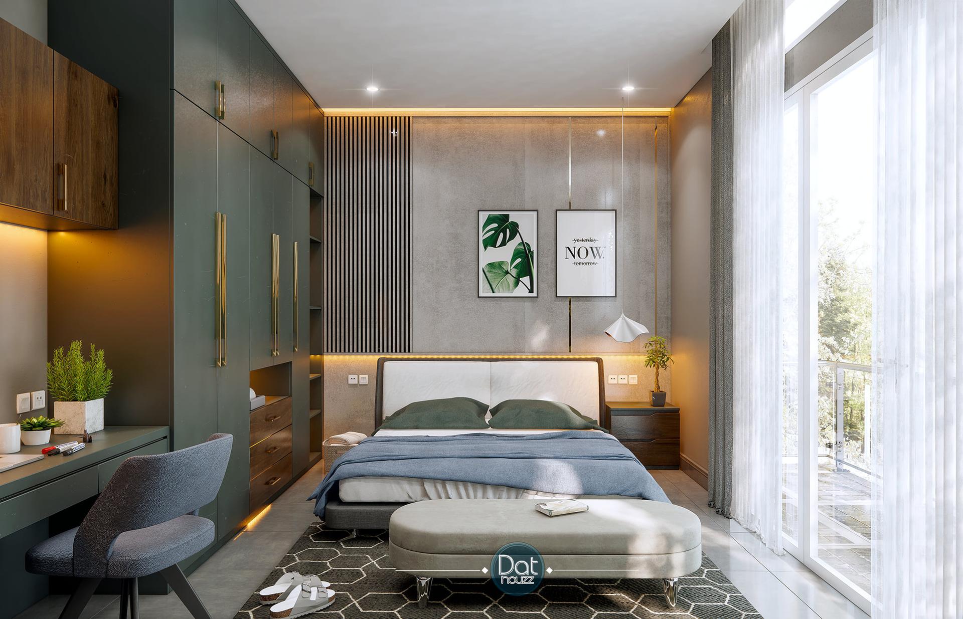 Interior Bedroom Scene
