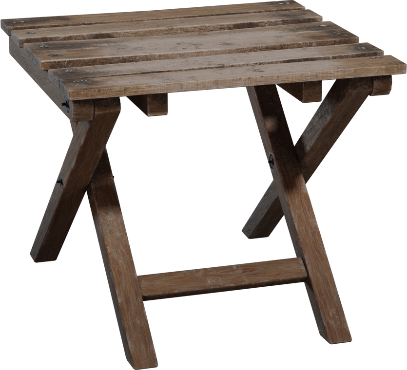Folding Wooden Stool