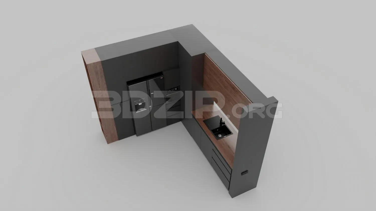 Kitchen — preview 1 (3dzip, CC0)