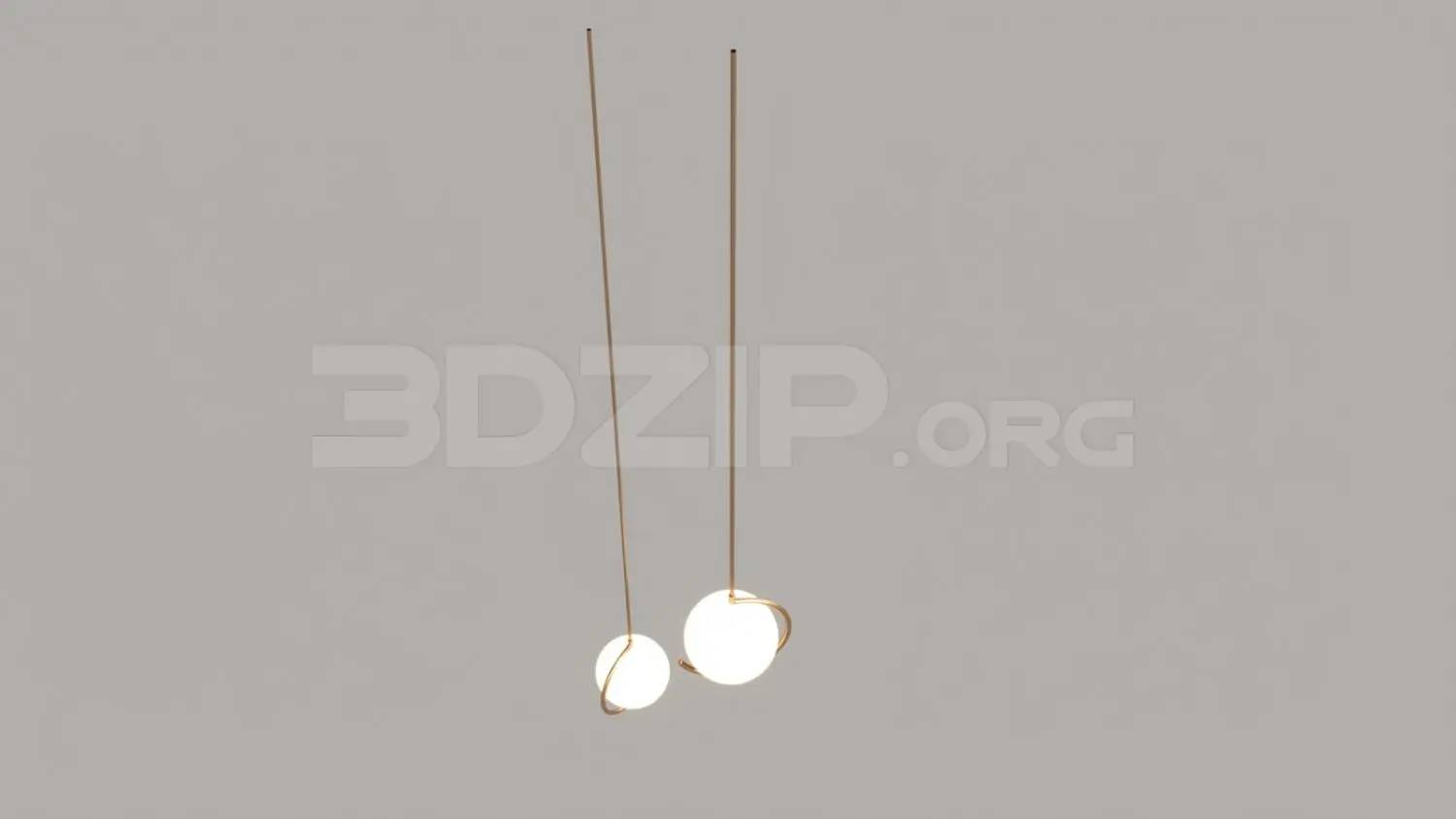 Ceiling Light — preview 1 (3dzip, CC0)