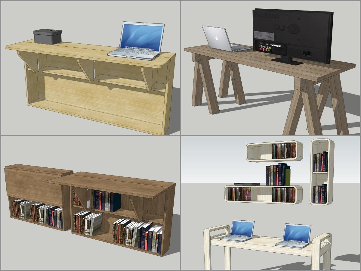 Combo study modern Desk