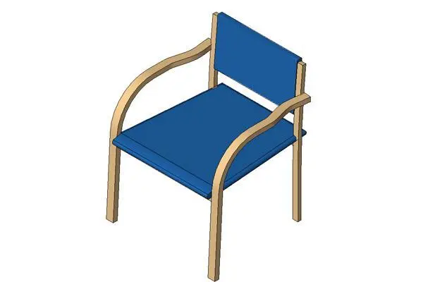 Paris Chair — preview 1, by ale02 (RevitCity, CC0)