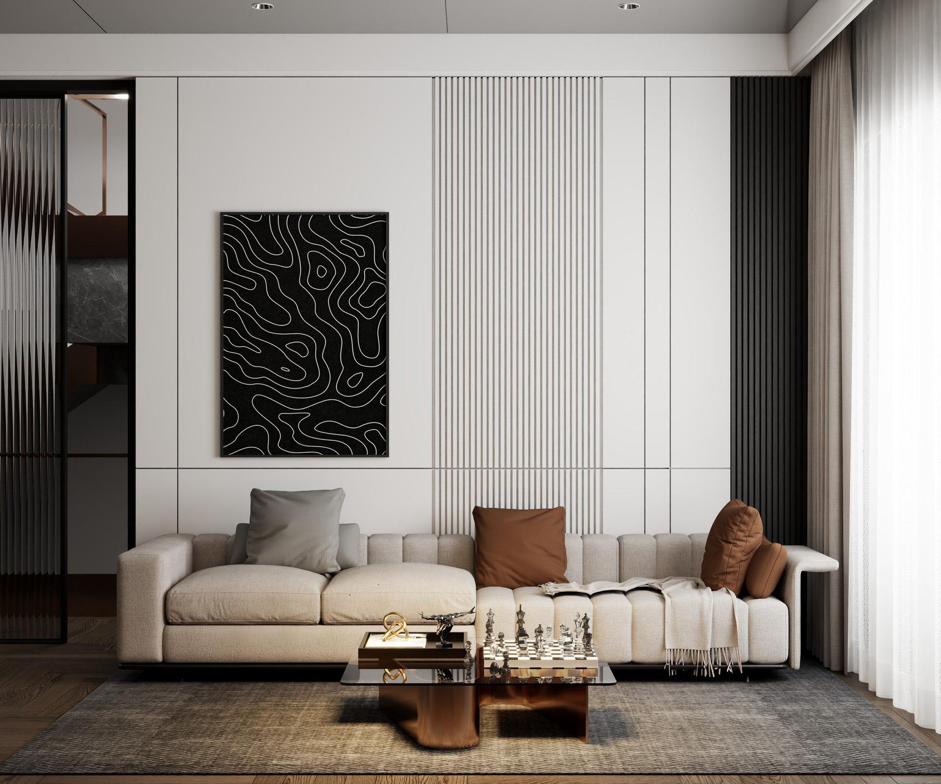 Living Room – Kitchen Interior