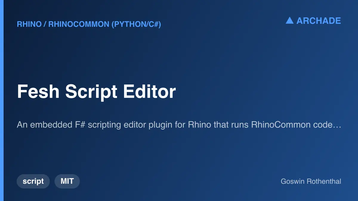 Fesh Script Editor