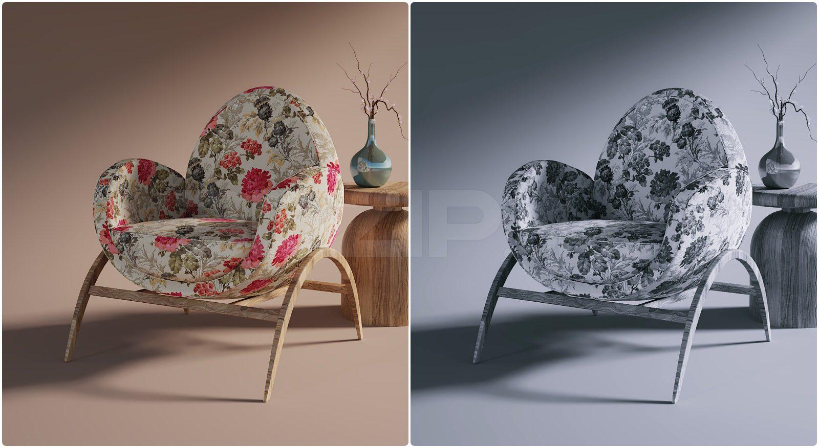 Spring Chair — preview 1 (3dzip)