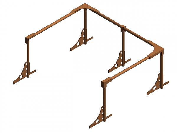 Rail roof hatch