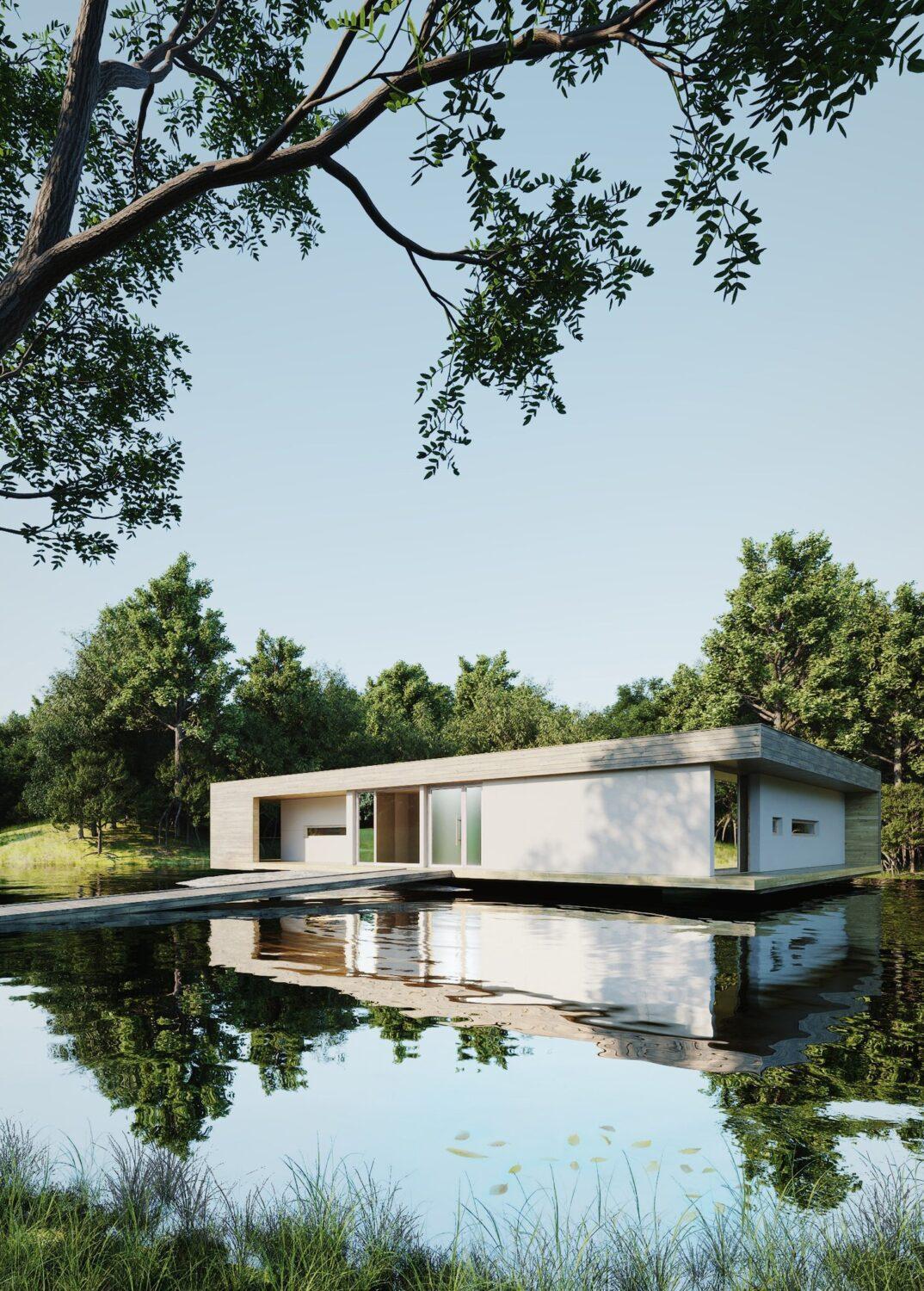 Lake House Exterior