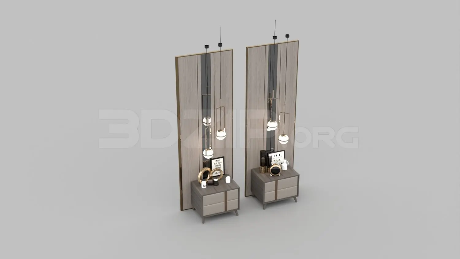 Decorative Set — preview 1, by Huy Hieu Lee (3dzip, CC0)