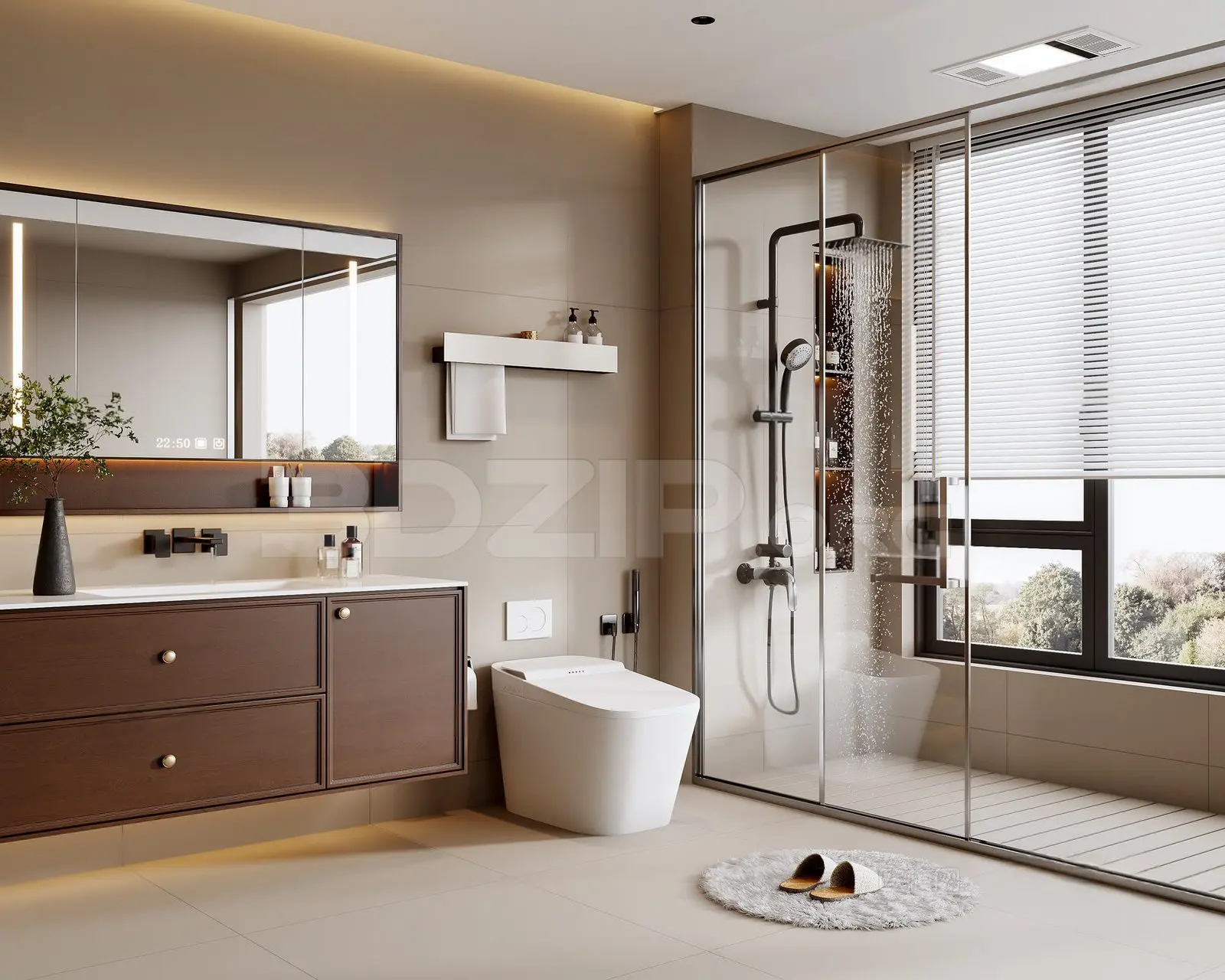 Bathroom Interior — preview 1 (3dzip)