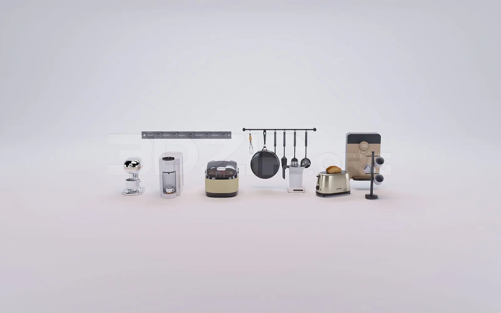 Tableware Kitchen — preview 1 (3dzip)
