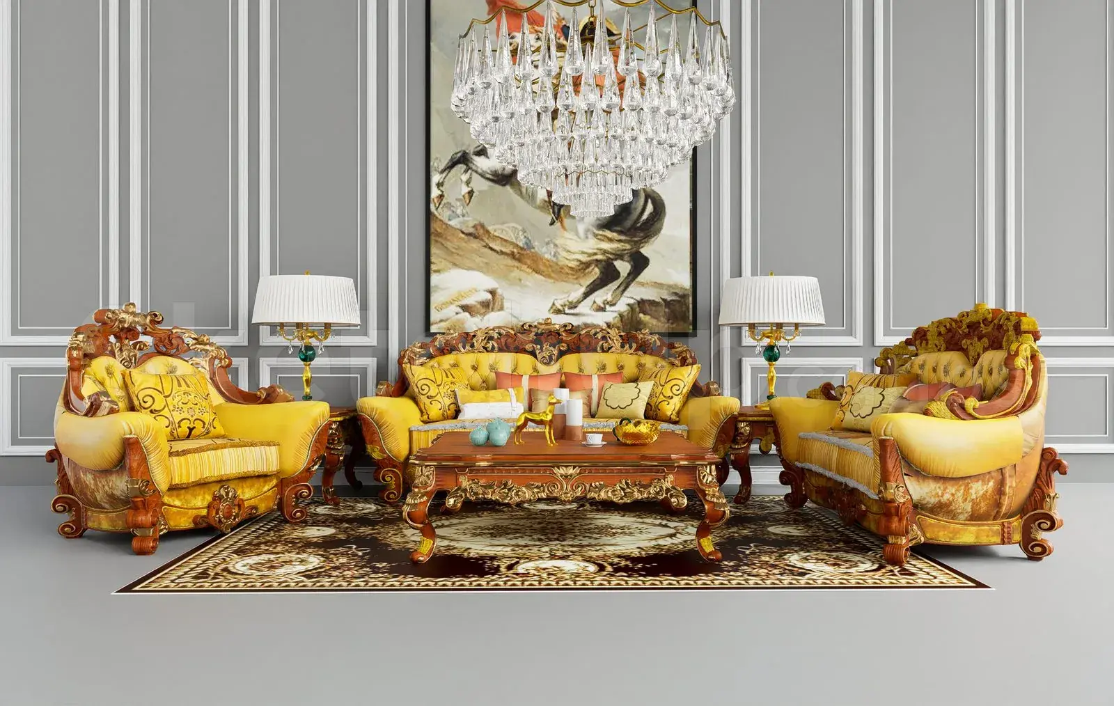 Neoclassical Sofa
