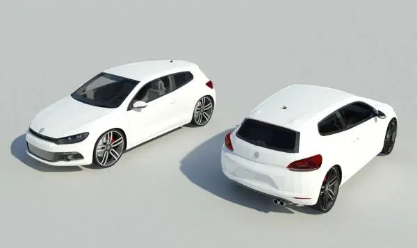 Volkswagen Scirocco - Car Automobile Vehicle — preview 1, by bradley911 (RevitCity, CC0)